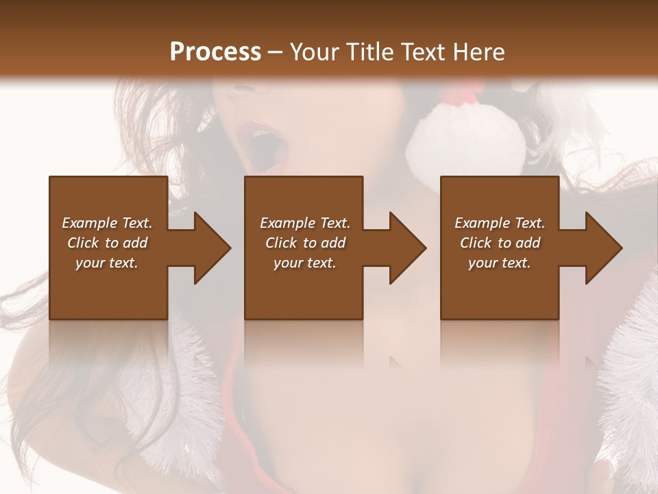 Christmas Baby Enjoyment PowerPoint Template