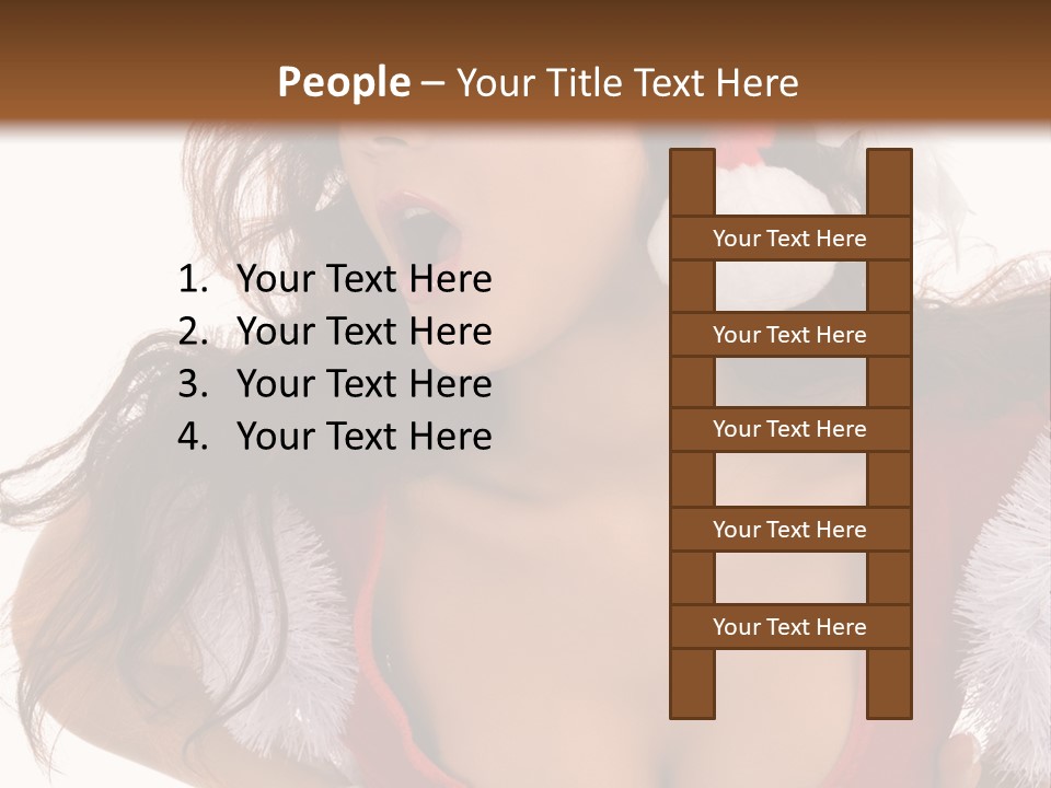 Christmas Baby Enjoyment PowerPoint Template