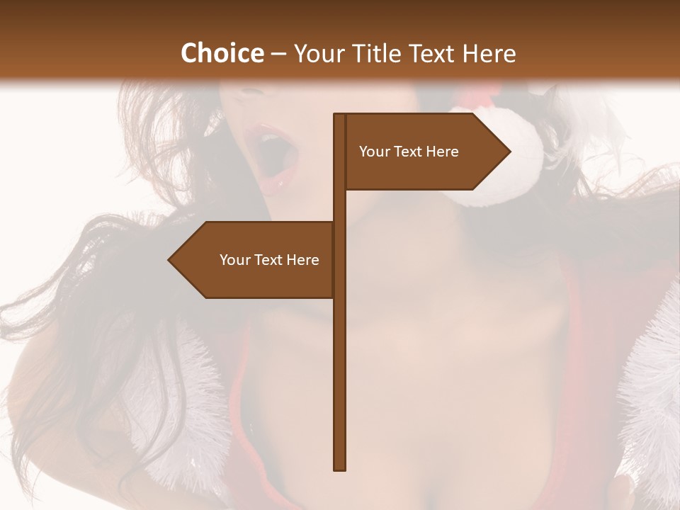 Christmas Baby Enjoyment PowerPoint Template