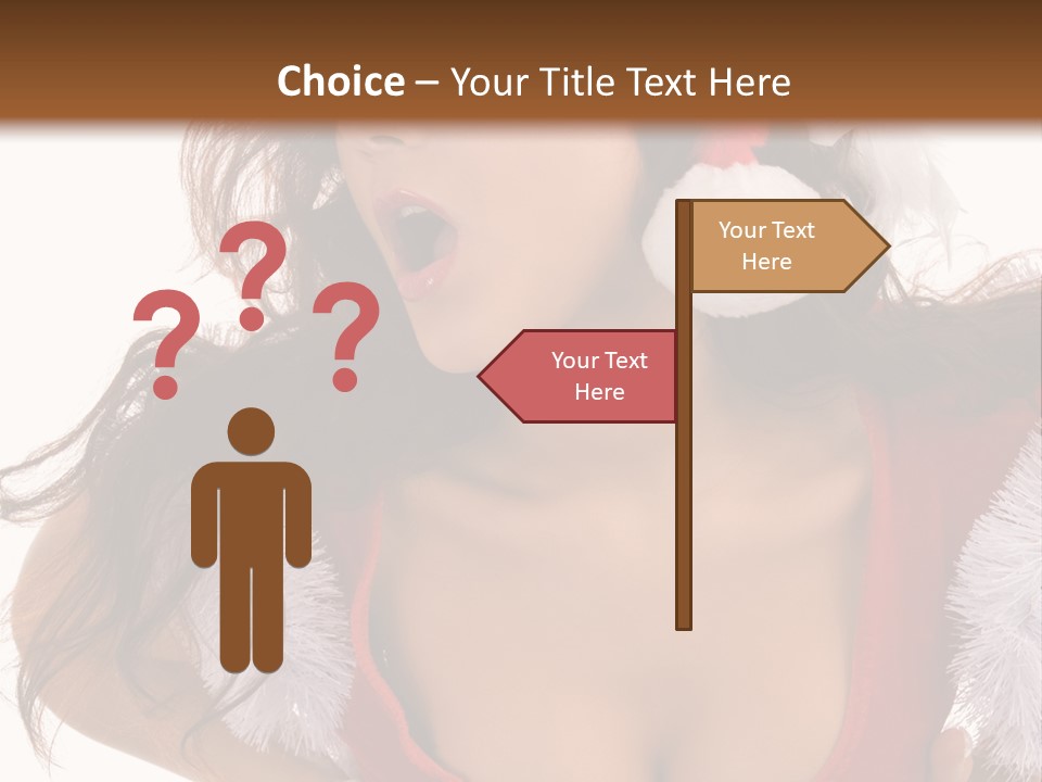 Christmas Baby Enjoyment PowerPoint Template