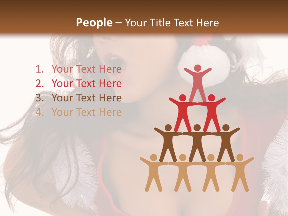 Christmas Baby Enjoyment PowerPoint Template