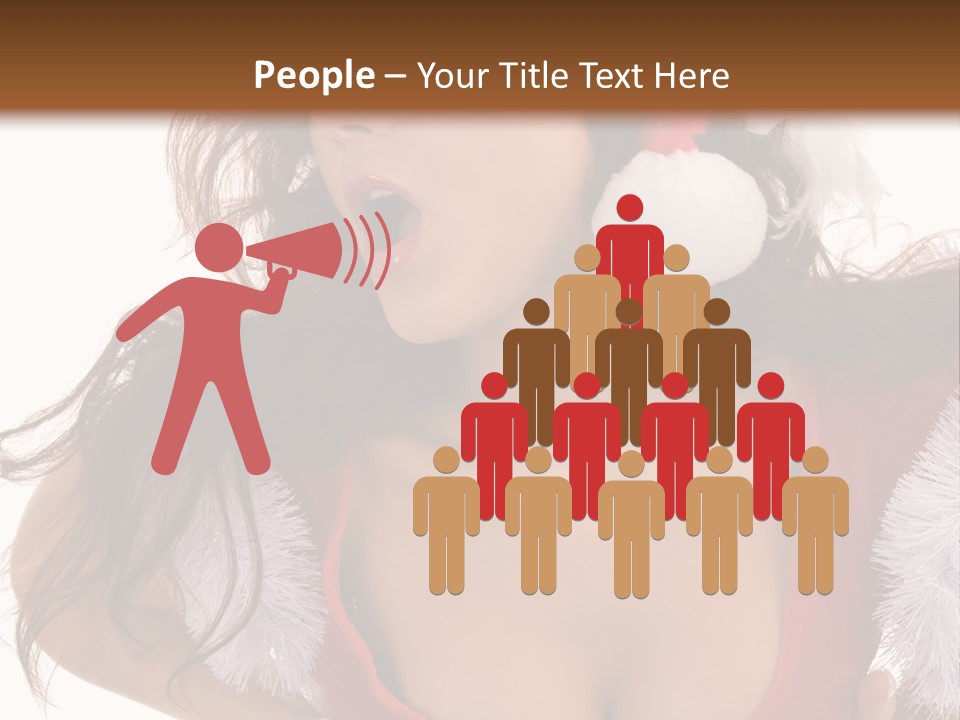 Christmas Baby Enjoyment PowerPoint Template