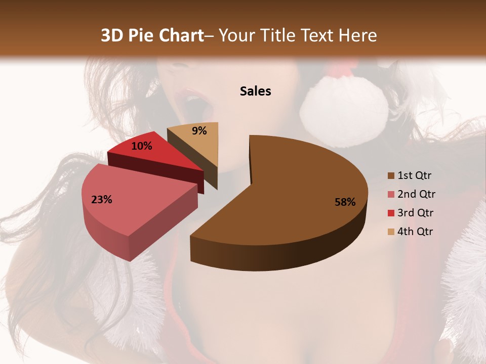 Christmas Baby Enjoyment PowerPoint Template