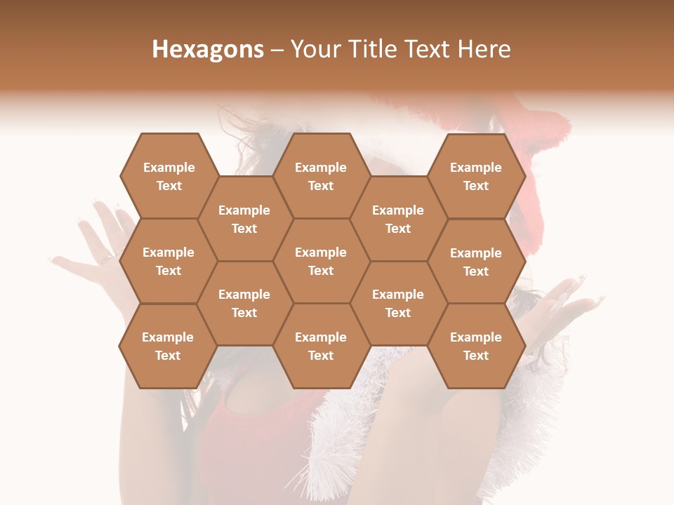 Santa Young Beautiful PowerPoint Template