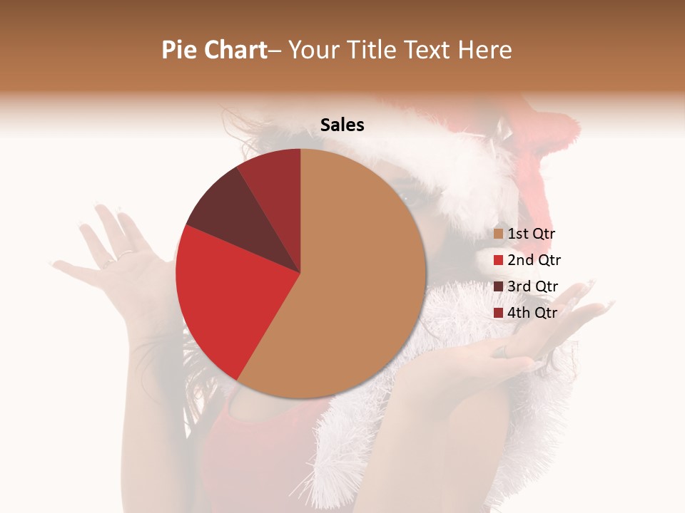 Santa Young Beautiful PowerPoint Template