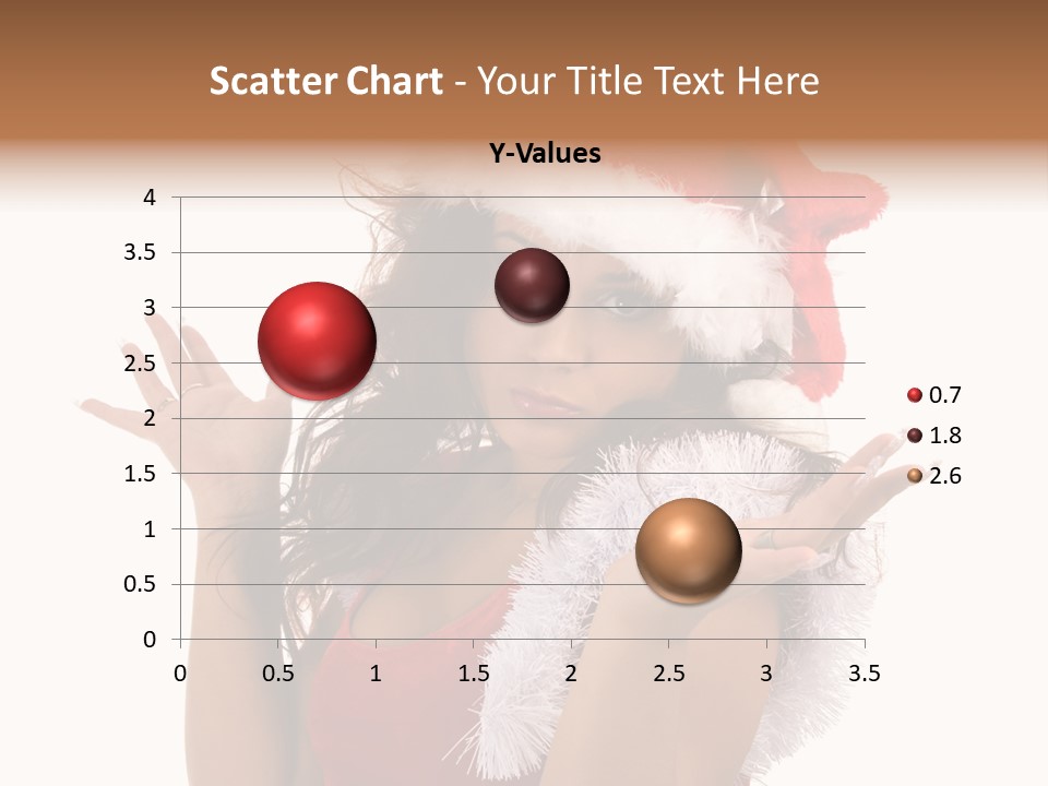 Santa Young Beautiful PowerPoint Template