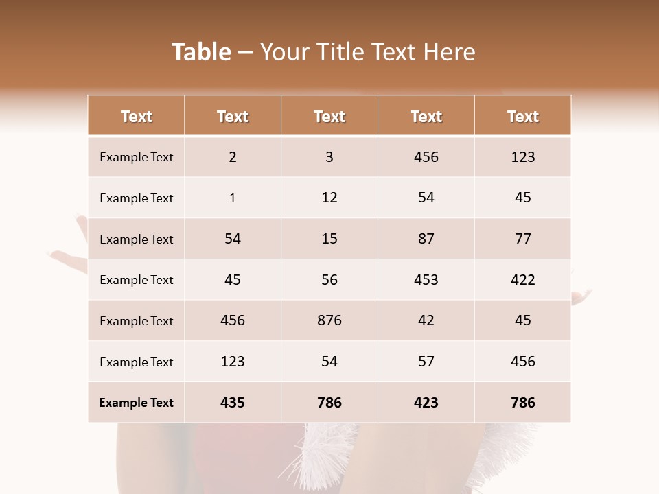 Santa Young Beautiful PowerPoint Template