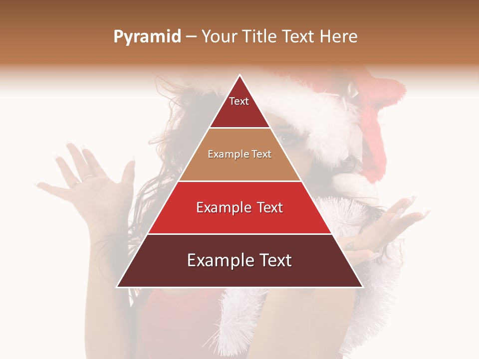 Santa Young Beautiful PowerPoint Template