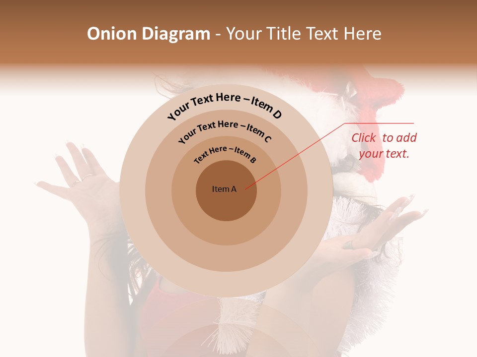 Santa Young Beautiful PowerPoint Template