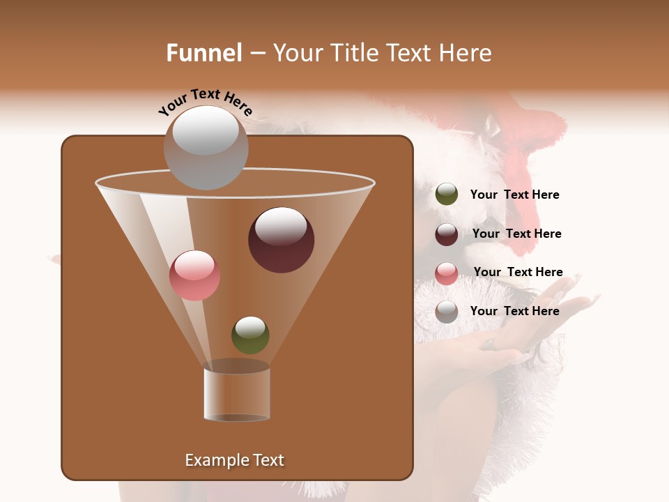 Santa Young Beautiful PowerPoint Template