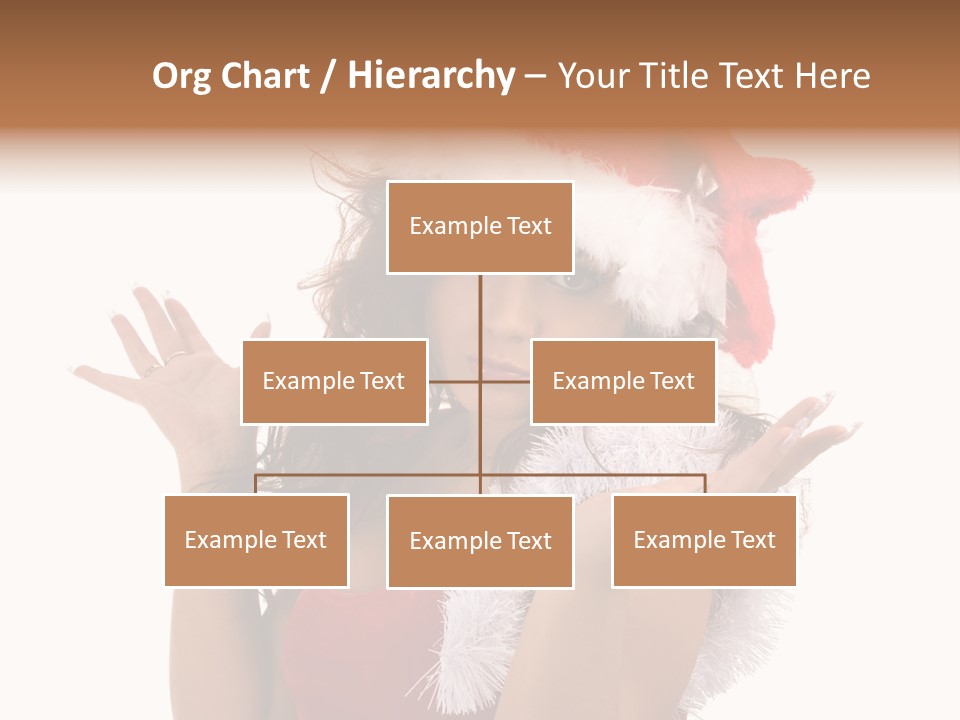 Santa Young Beautiful PowerPoint Template