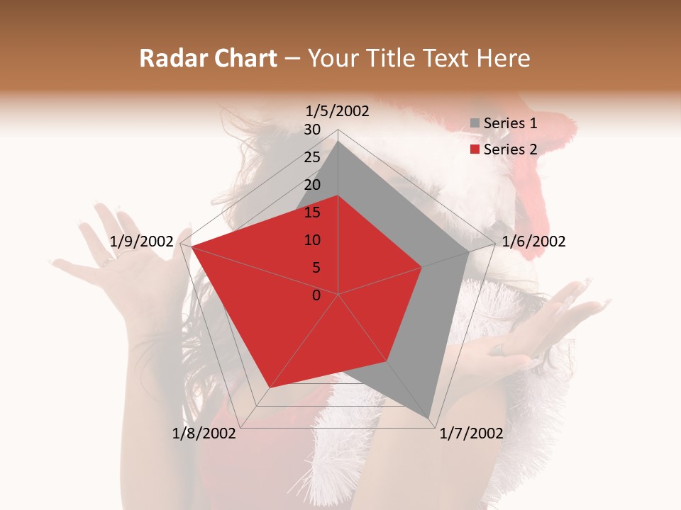 Santa Young Beautiful PowerPoint Template