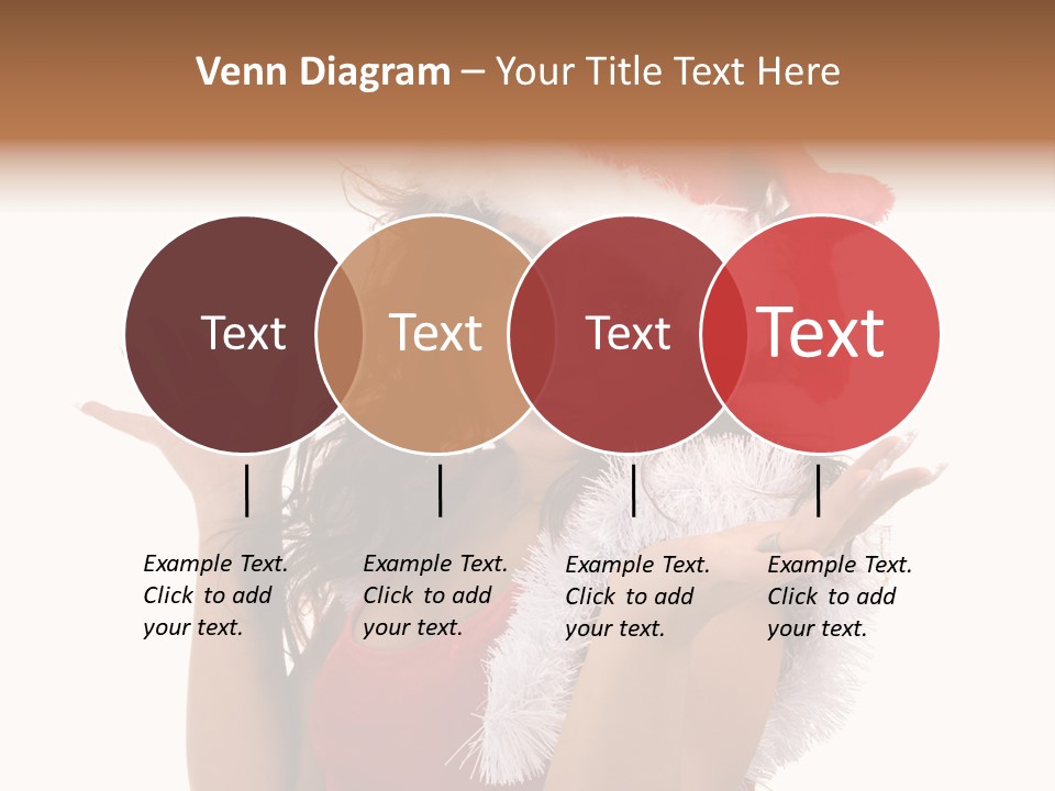 Santa Young Beautiful PowerPoint Template