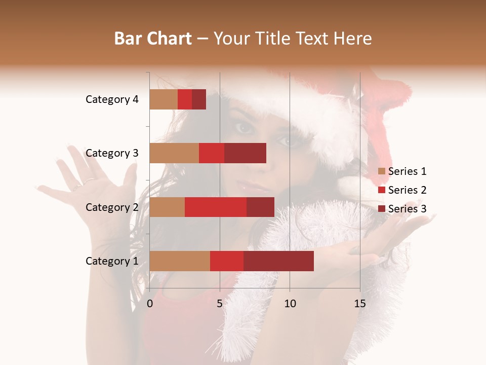 Santa Young Beautiful PowerPoint Template