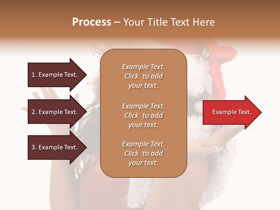 Santa Young Beautiful PowerPoint Template
