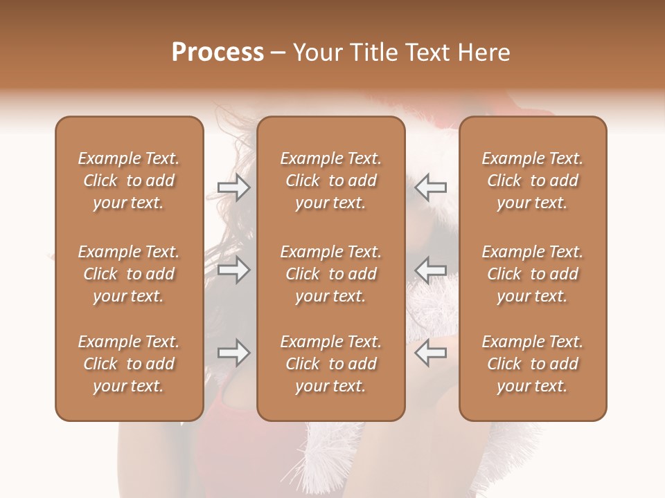 Santa Young Beautiful PowerPoint Template