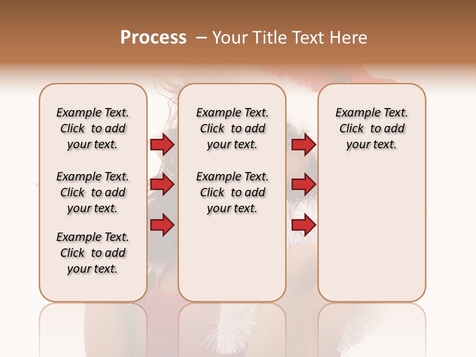 Santa Young Beautiful PowerPoint Template