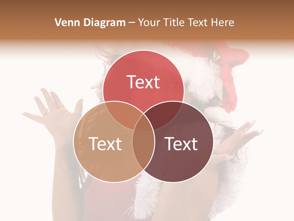 Santa Young Beautiful PowerPoint Template