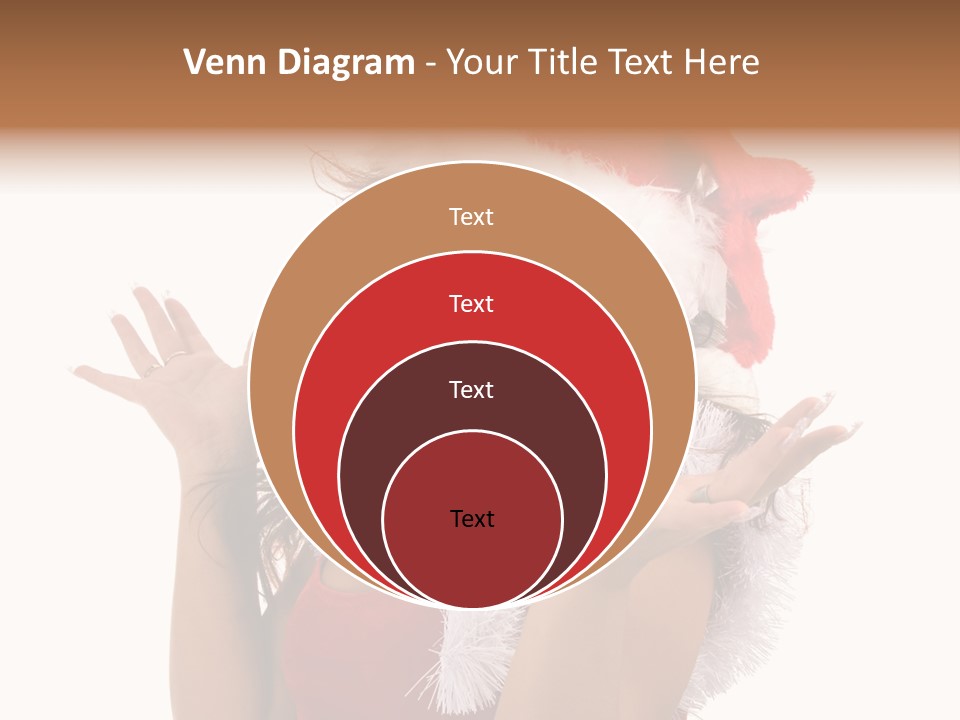 Santa Young Beautiful PowerPoint Template