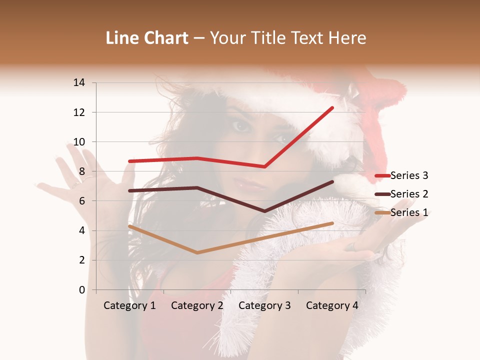 Santa Young Beautiful PowerPoint Template