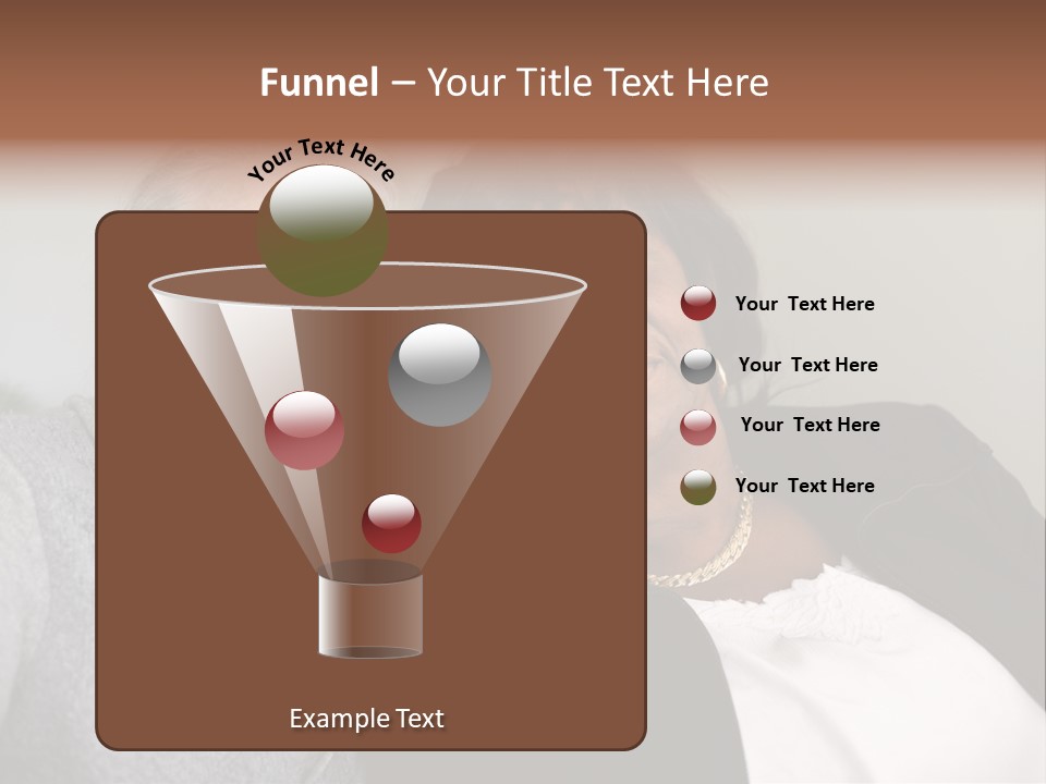 Grey Hug Elderly PowerPoint Template