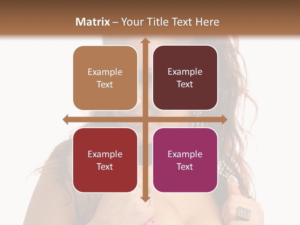 Caucasian One Fur PowerPoint Template