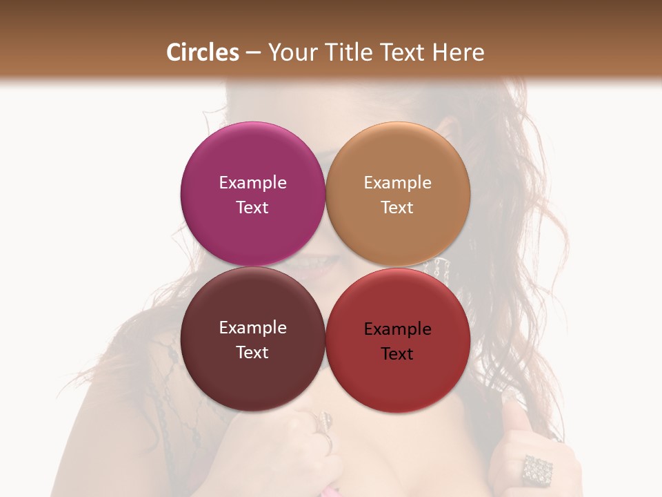 Caucasian One Fur PowerPoint Template