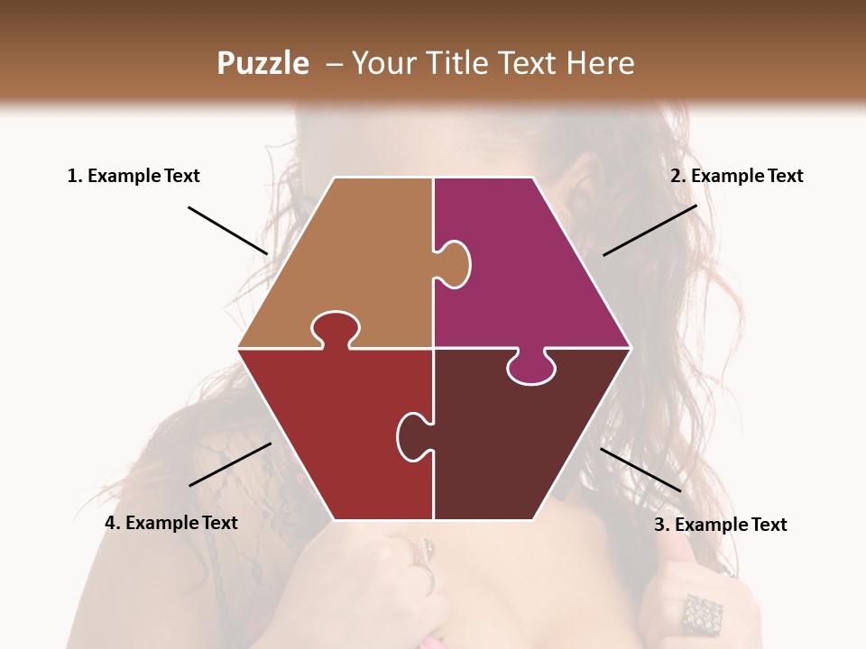 Caucasian One Fur PowerPoint Template