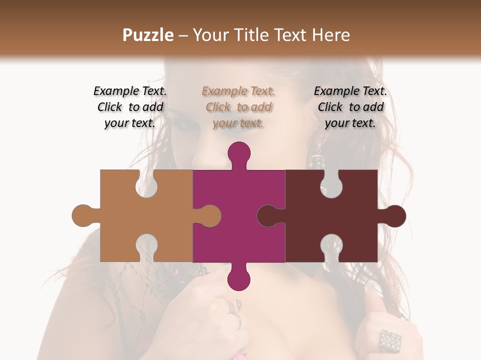 Caucasian One Fur PowerPoint Template