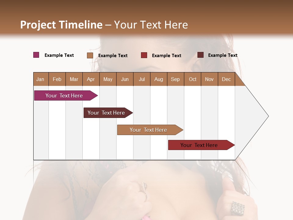 Caucasian One Fur PowerPoint Template