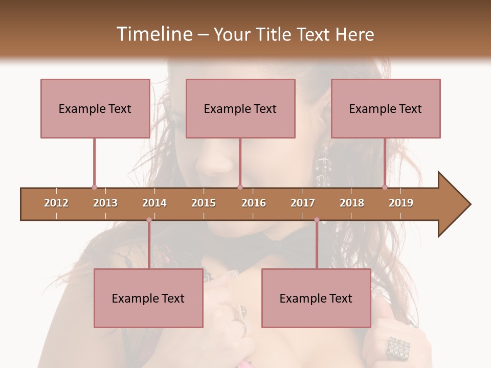 Caucasian One Fur PowerPoint Template