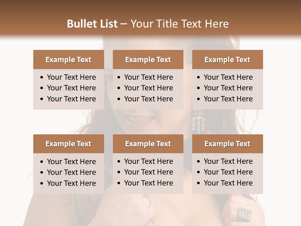 Caucasian One Fur PowerPoint Template