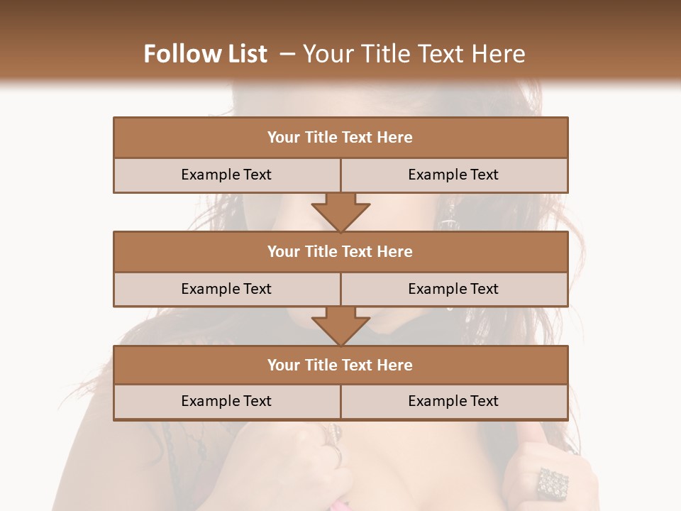 Caucasian One Fur PowerPoint Template