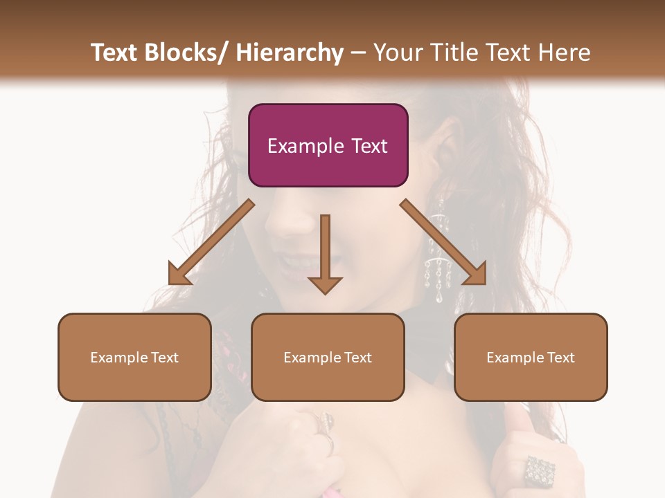 Caucasian One Fur PowerPoint Template