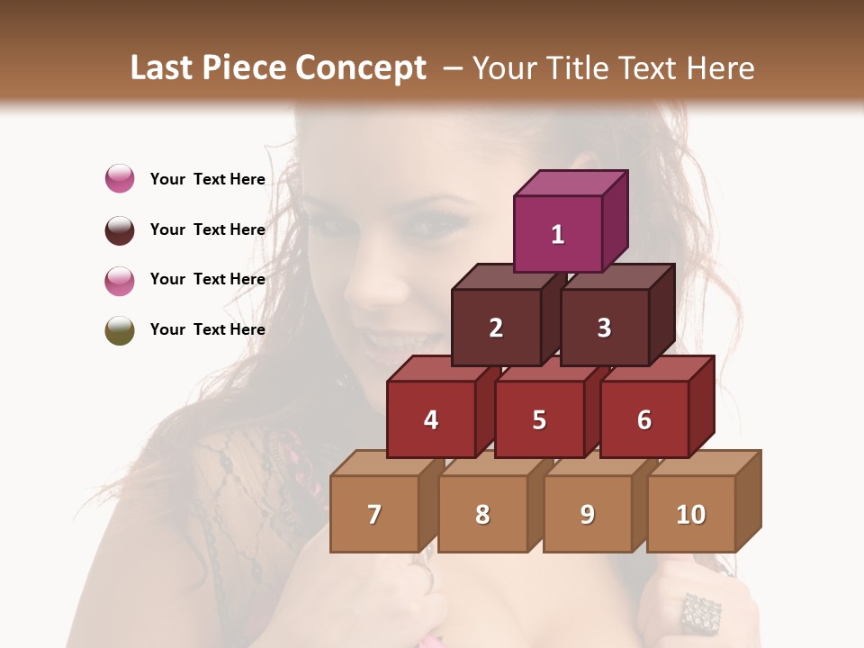 Caucasian One Fur PowerPoint Template