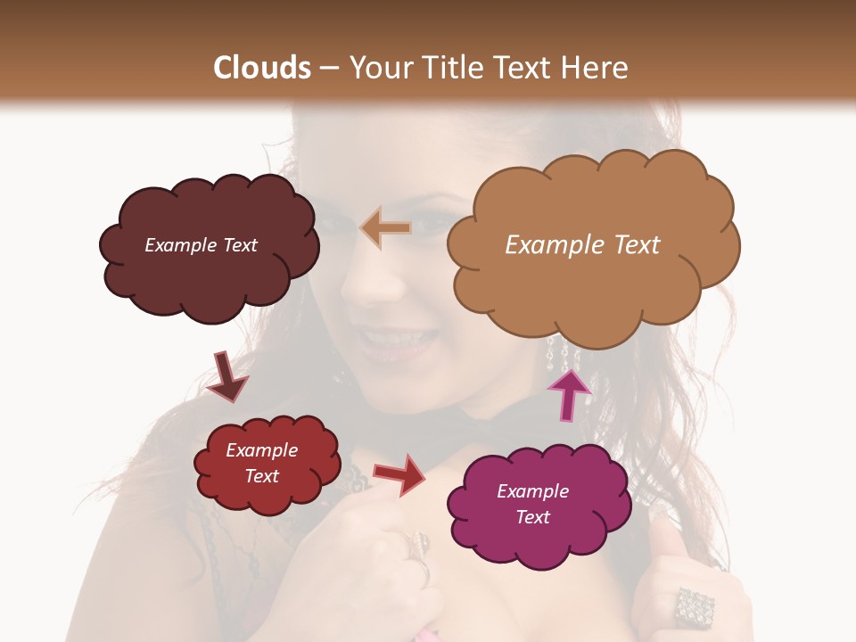 Caucasian One Fur PowerPoint Template