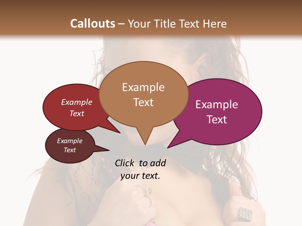 Caucasian One Fur PowerPoint Template