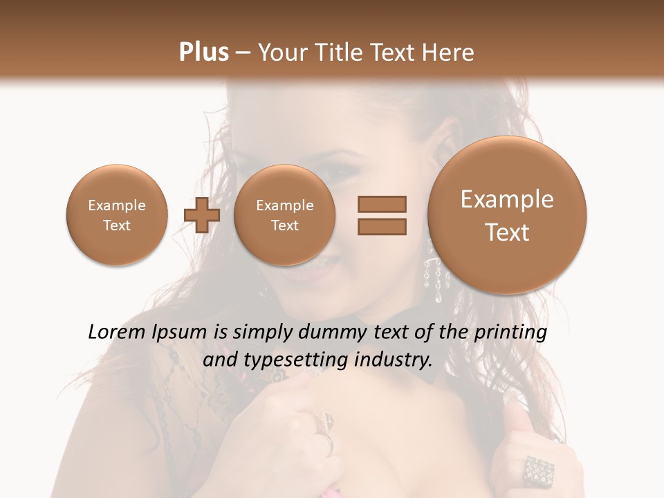 Caucasian One Fur PowerPoint Template