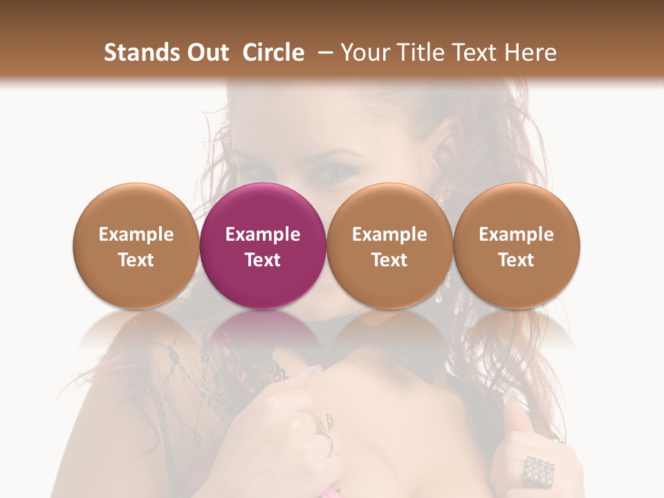 Caucasian One Fur PowerPoint Template