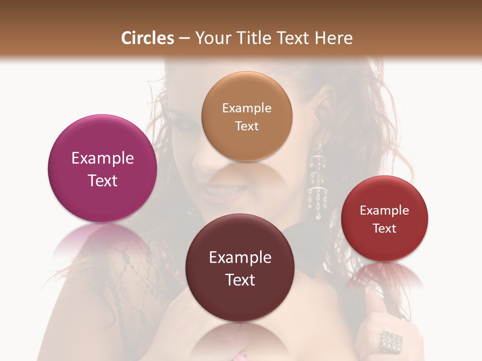 Caucasian One Fur PowerPoint Template