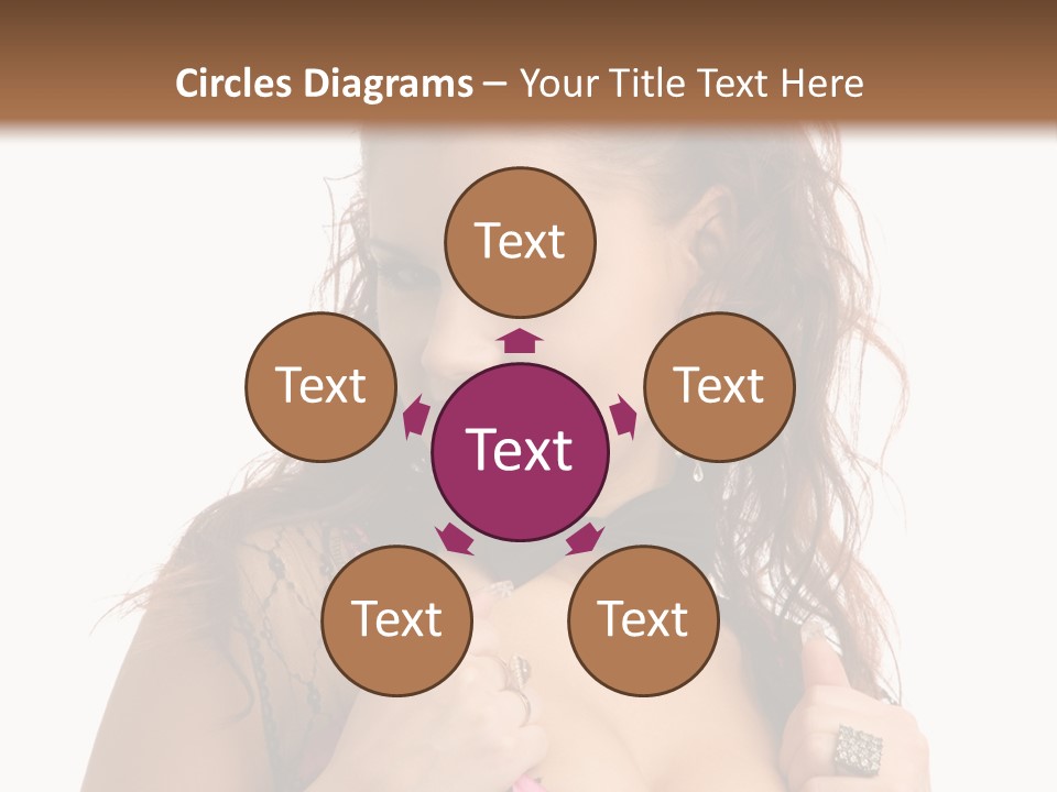 Caucasian One Fur PowerPoint Template