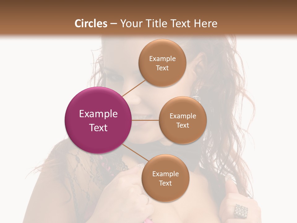 Caucasian One Fur PowerPoint Template