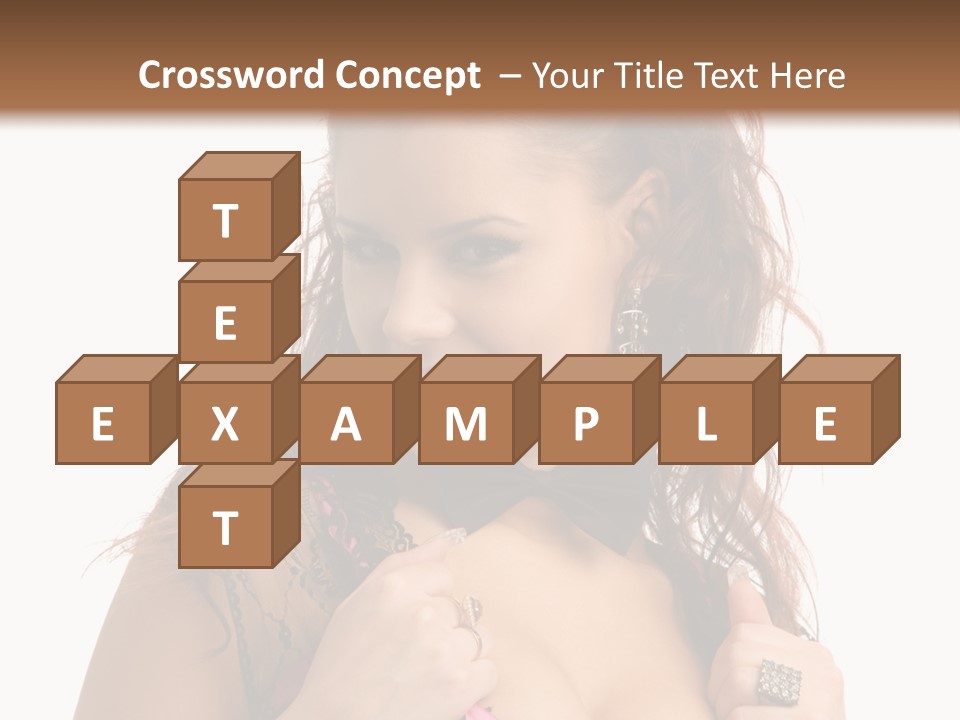 Caucasian One Fur PowerPoint Template