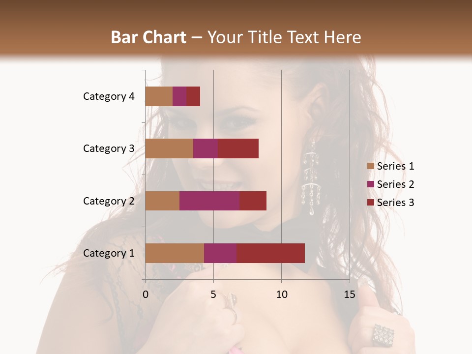 Caucasian One Fur PowerPoint Template