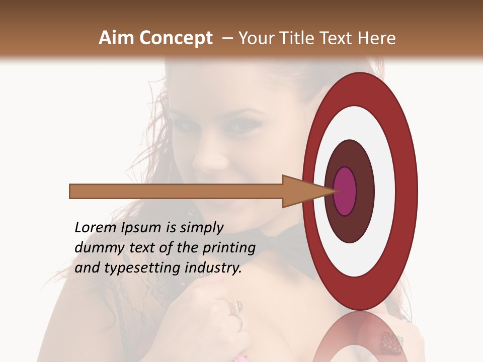 Caucasian One Fur PowerPoint Template