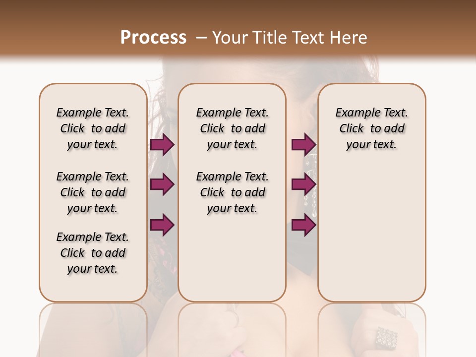 Caucasian One Fur PowerPoint Template