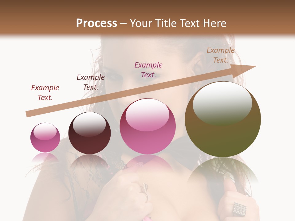 Caucasian One Fur PowerPoint Template