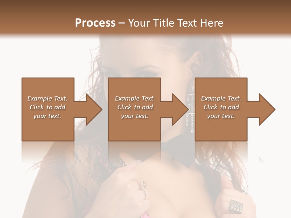 Caucasian One Fur PowerPoint Template