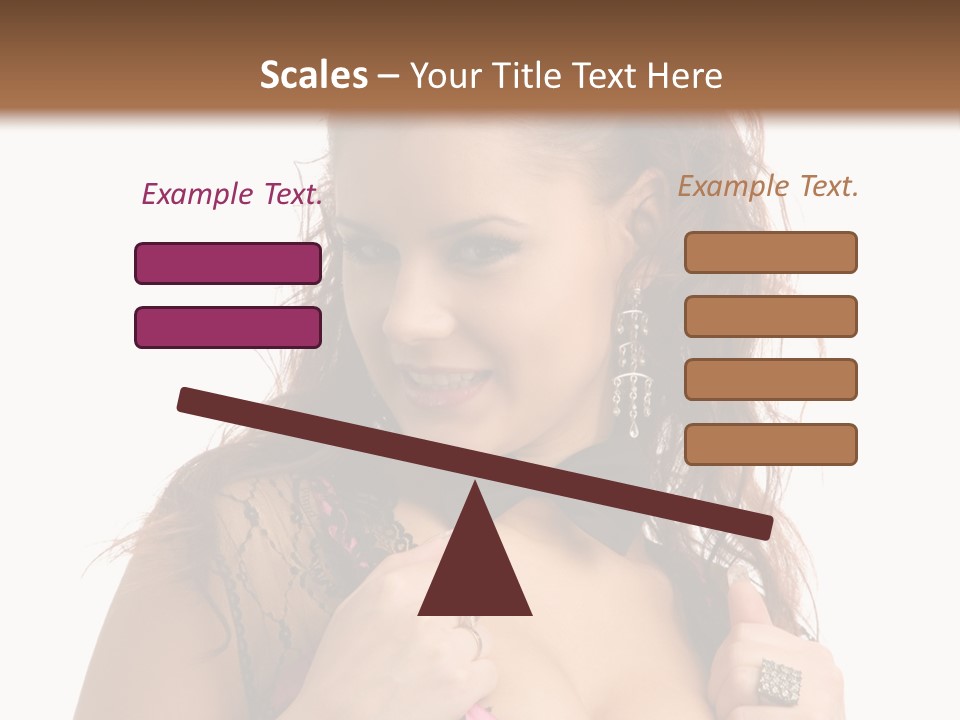 Caucasian One Fur PowerPoint Template