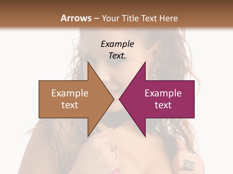 Caucasian One Fur PowerPoint Template